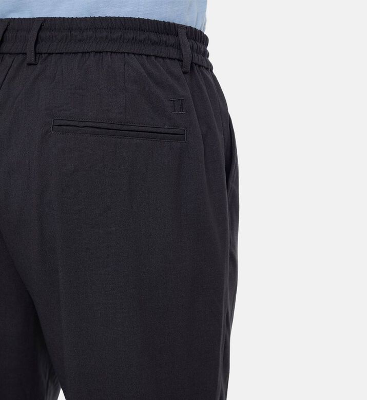 Les Deux Como Tapered Drawstring Trousers, Grey, 36-32, Model View