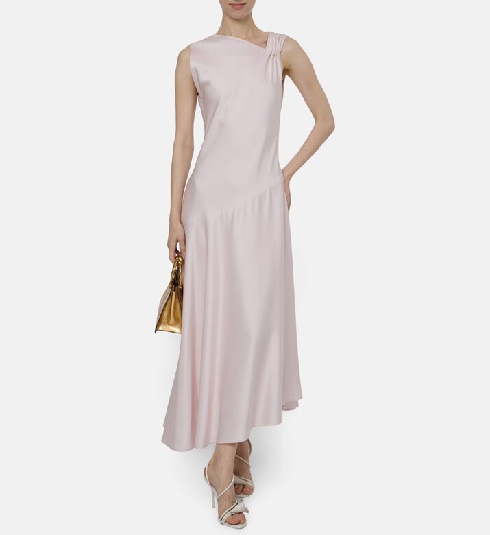Jil Sander Enverse Satin One-shoulder Evening Dress | Women | Galeries Lafayette UAE, Dubai Jil Sander Enverse Satin One-shoulder Evening Dress | Women | Galeries Lafayette UAE, Dubai
