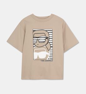 Karl Lagerfeld Icon-print Logo-detail T-shirt, Packshot View