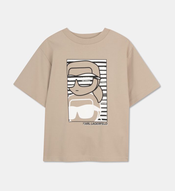 Karl Lagerfeld Icon-print Logo-detail T-shirt, Packshot View