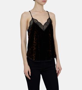 Christy Velvet Effect Camisole