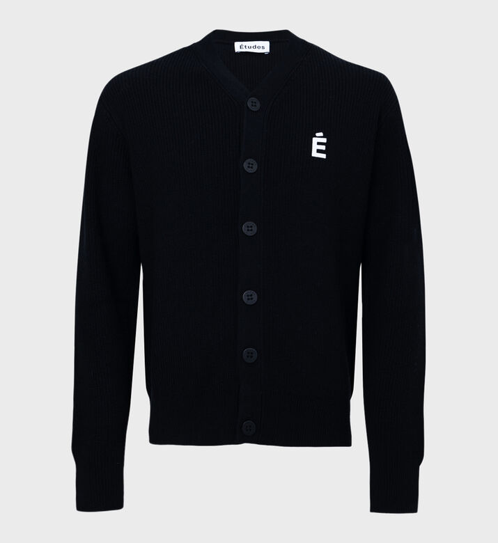 Boris Wool Blend Patch Cardigan