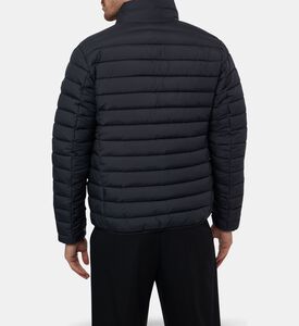 Save the Duck Puffy High Neck Long-sleeve Jacket, Black, Xl, Model View