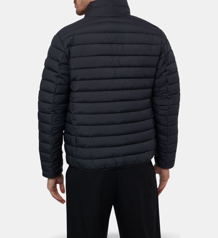 Save the Duck Puffy High Neck Long-sleeve Jacket, Black, Xl, Model View