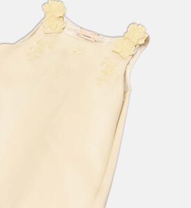 La Mia Bambina Floral-embellishment Dress, Packshot View