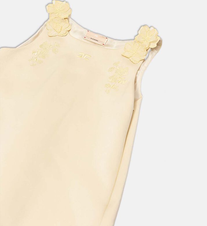 La Mia Bambina Floral-embellishment Dress, Packshot View