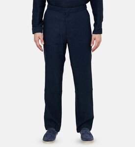 بنطال عالي الخصر بقصة عادية