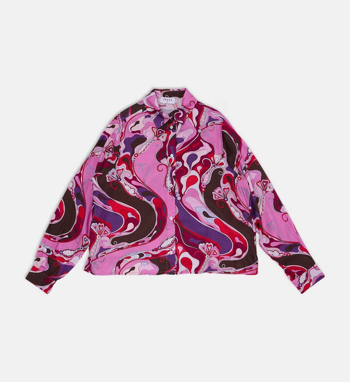 All-over Print Button Closure Shirt