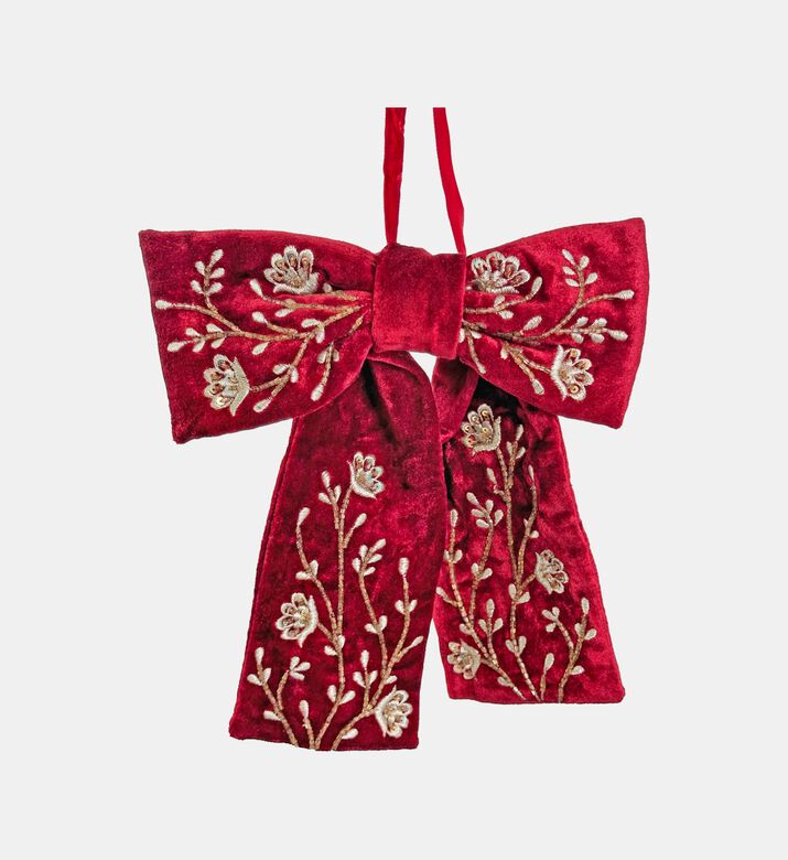 عقدة مخملية مزينة بخرز