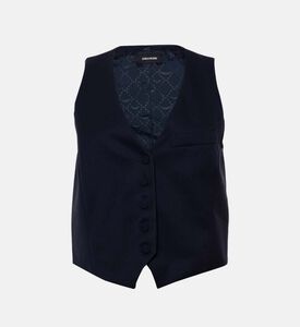 Emaux Grain De Poudre Wool Jacket