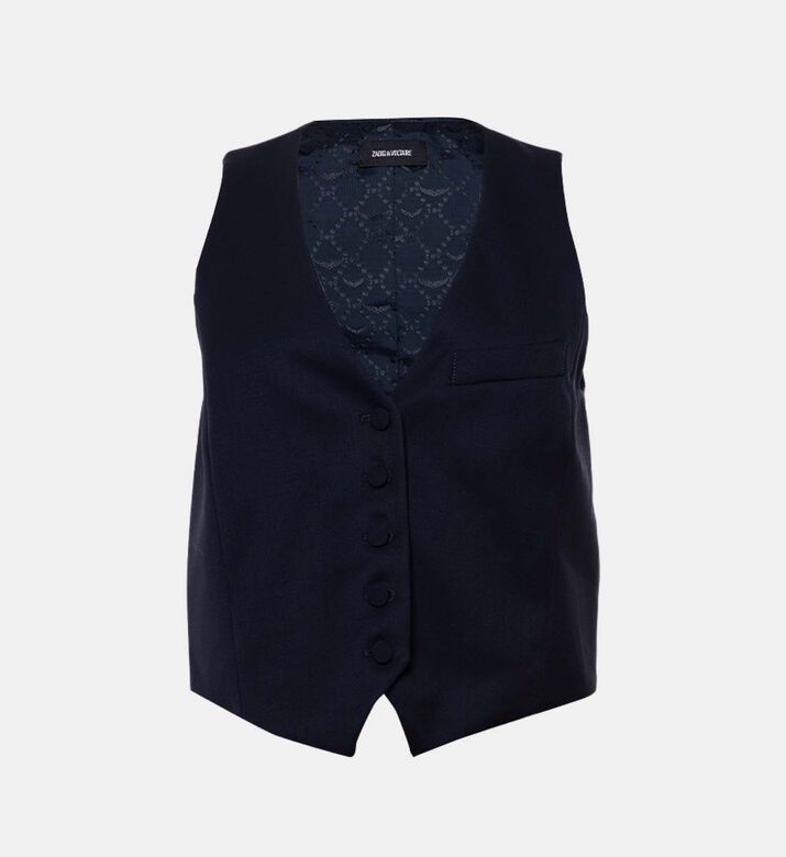 Emaux Grain De Poudre Wool Jacket