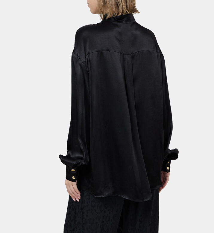 Silk Button-down Relaxed-fit Shirt