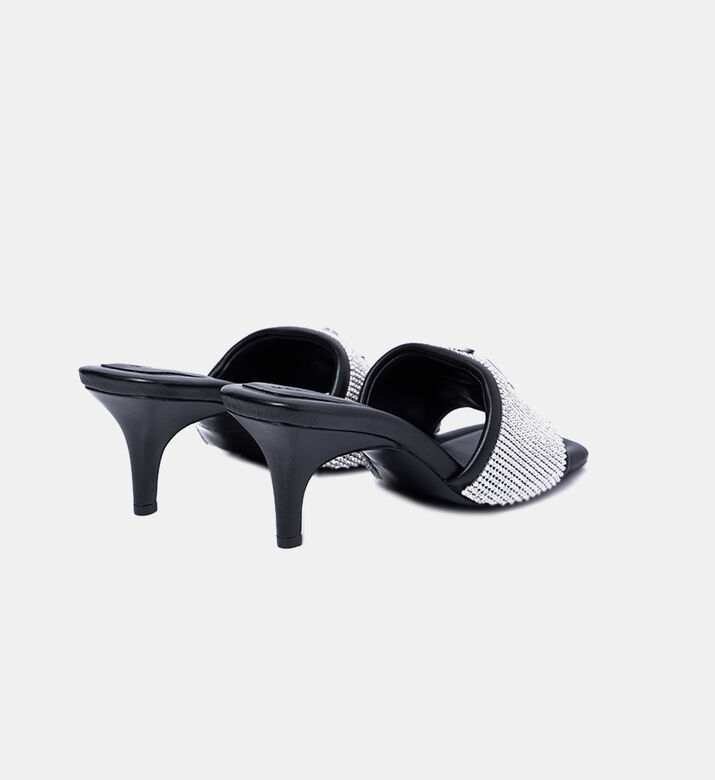 صندل كعب عالي جي مارك بحجر الراين