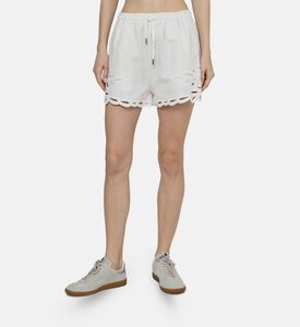 Safa Openwork Cotton Shorts