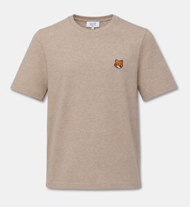 Maison Kitsune Classic Fox-embroidery Regular-fit T-shirt, Beige, Xl, Packshot View