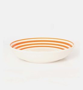 Easy Life Ceramic Color Mix Round-shape Bowl, Orange, Packshot View