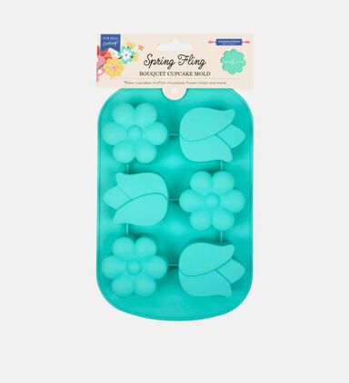 Flowers Cupcake Silicone Mold