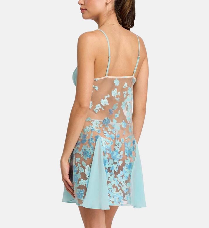 Sleeveless Floral Embellishment Dress Sleeveless Floral Embellishment Dress