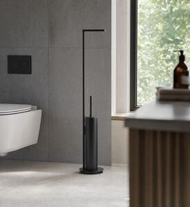 Decor Walther Mikado Toilet Brush Set, Black, Model View