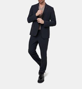 Pinestripe-pattern Slim-fit Suit