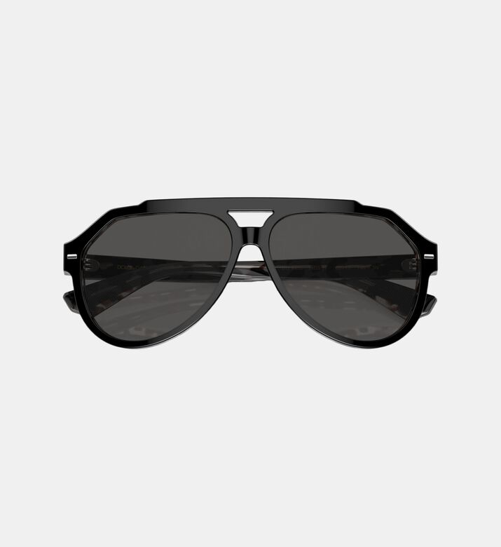 نظارة بايلوت شمسية بنقشة صدف السلحفاة 60