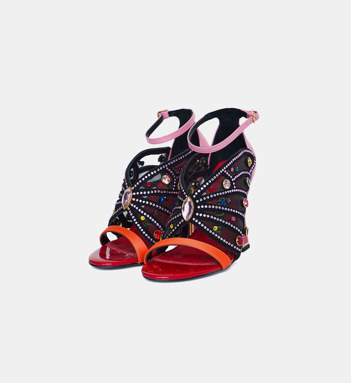 Raya Embellished Heel Sandals Raya Embellished Heel Sandals
