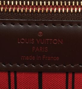 Louis Vuitton Preowned Louis Vuitton Damier Ebene Canvas Neverfull Bag, Packshot View