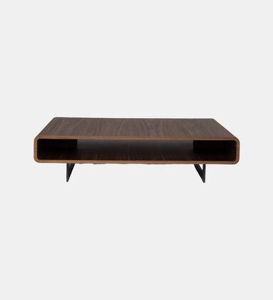 Mount Rectangular Walnut Coffee Table
