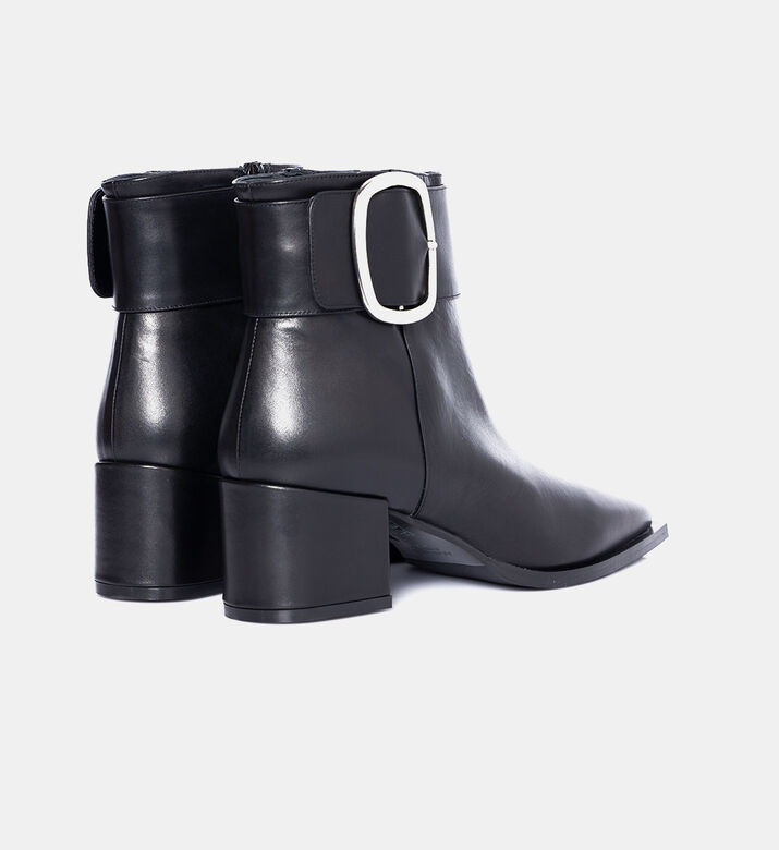 Oversized Buckle Closure Boots Oversized Buckle Closure Boots