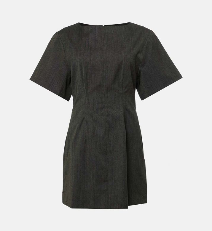 فستان غلاديس قصير بأكمام واسعة