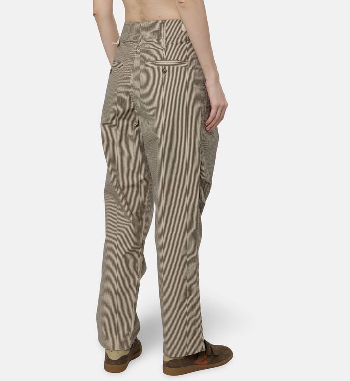 Isabel Marant Pinstripe Regular-fit Trousers, Model View