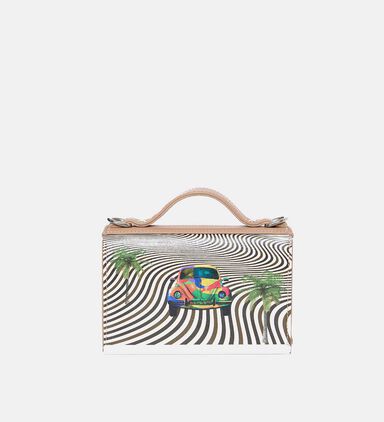 Vw Beetle Illustration Mini Handbag