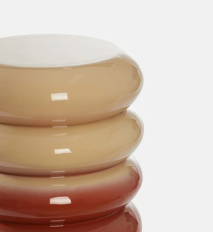 Light and Living Mirogi Segmented Table, Dark-orange, 30x40-cm, Packshot View