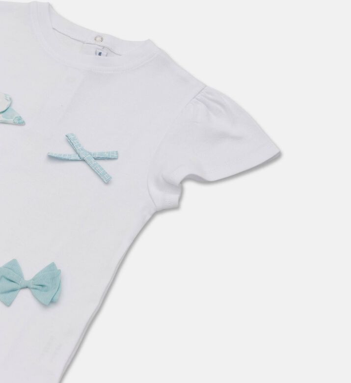 Jules & Juliette Paris Bow-print Short-sleeve T-shirt, Packshot View