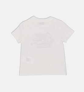 تيشيرت قصير الأكمام قطن بطبعة بيغاسوس