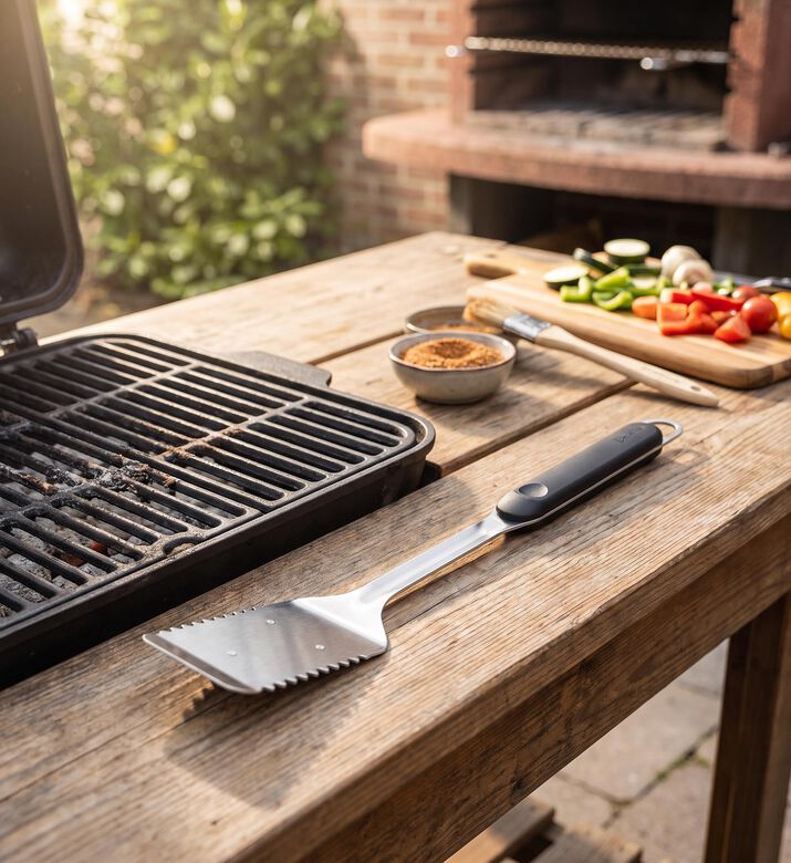Barbecook Olivia Stainless Steel Straight Brush, Packshot View
