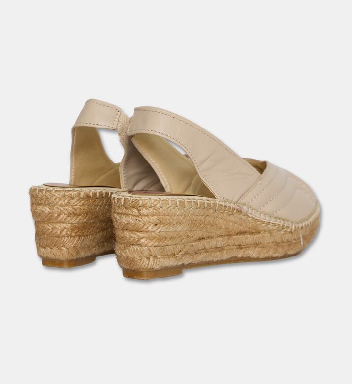 Salvi Slingback Wedge Espadrille Sandals, Beige, Eu-41, Packshot View