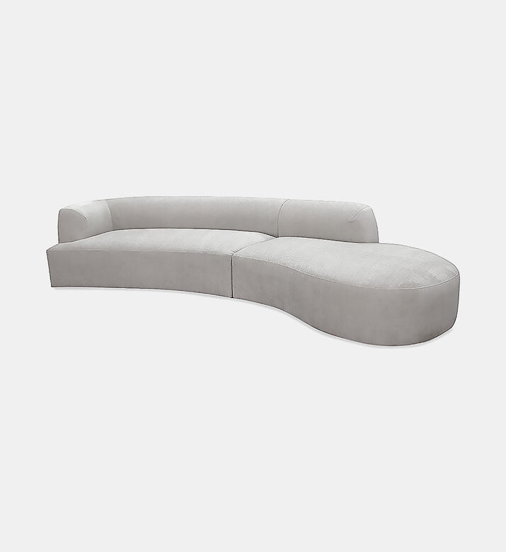 Home Deco and More Venice Curved Sofa Chaise, Packshot View Home Deco and More Venice Curved Sofa Chaise, Packshot View