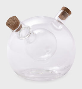 كرة زجاجية من الزيت والخل