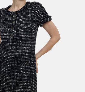 Weill Tweed Button-down Mini Dress, Model View