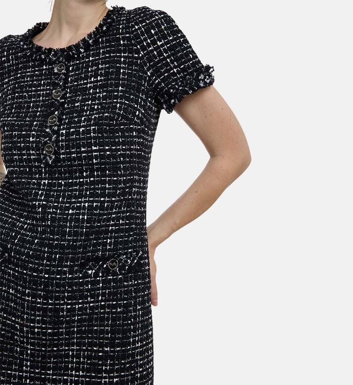 Weill Tweed Button-down Mini Dress, Model View Weill Tweed Button-down Mini Dress, Model View