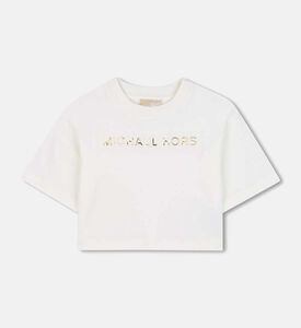 تيشيرت بطبعة عالية الكثافة بتأثير معدني