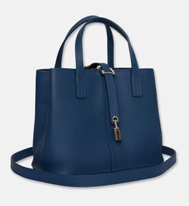 Maya.M Natalia Calf Leather Handbag, Navy, Packshot View