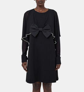 Pearls Cape Sleeve Dress Pearls Cape Sleeve Dress