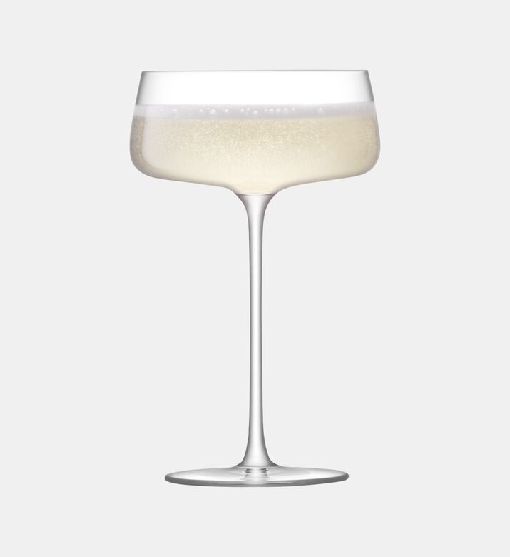 Metropolitan Champagne Saucer 300ml Clear X 4 Metropolitan Champagne Saucer 300ml Clear X 4