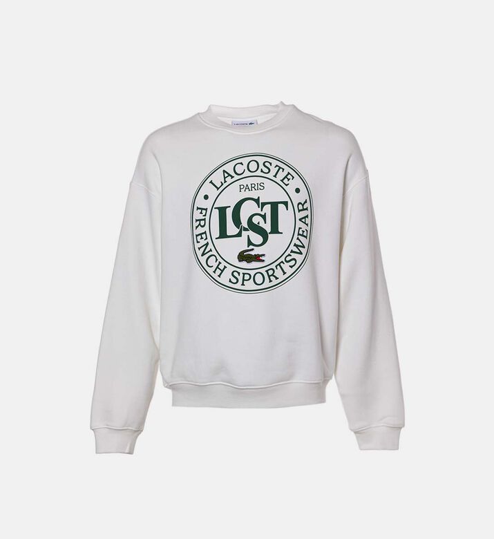 Loose-fit Printed Fleece Sweatshirt