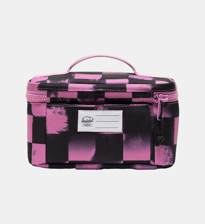 Raven Crosshatch Square-shape Backpack