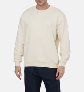 سويت شيرت بياقة مستديرة بأكمام طويلة