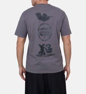 تيشيرت قطن قصير الأكمام بقصة عادية