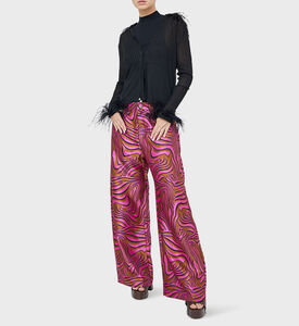 Feather Detailed Knitted Cardigan